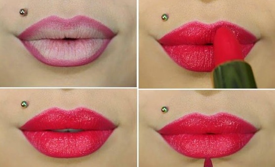 Simple & Easy lipstick makeup tutorial-01