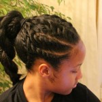 How to Create a Flat Twist Ponytail