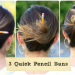 How to Pull Your Hair Up with a Pencil